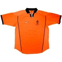 1999 holland match issue home shirt 12 ooijer v morocco