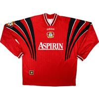 1997 98 bayer leverkusen match worn home ls shirt meijer 11 v stuttgar ...