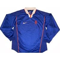 1998-00 Holland Player Issue Away L/S Shirt XL