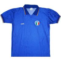 1986 90 italy home shirt mint l