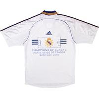 1998 00 real madrid champions of europe home shirt very good m