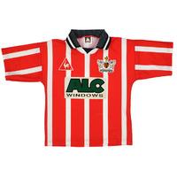 1995-96 Exeter City Home Shirt (Fair) L.Boys