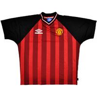 1998 99 manchester united umbro training shirt excellent xl