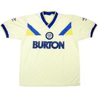 1986 88 leeds united home shirt good xl