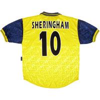 1995-97 Tottenham Third Shirt Sheringham #10 (Excellent) XL