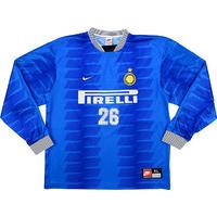 1998-99 Inter Milan Player Issue Training L/S Shirt #26 XL