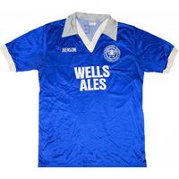 1987-88 Peterborough Match Worn Home Shirt #13