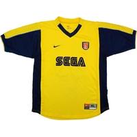 1999 01 arsenal away shirt excellent xlboys