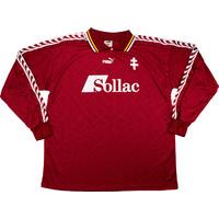 1996 97 metz match issue uefa cup home ls shirt 9 bombarda