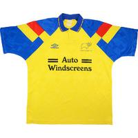 1991-93 Derby County Third Shirt (Very Good) XL