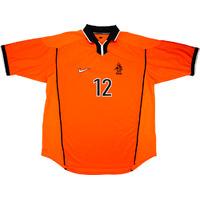 1998 Holland Match Issue Home Shirt #12 (Bogarde) v USA