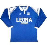 1995 Millonarios L/S Match Issue Home Shirt #17