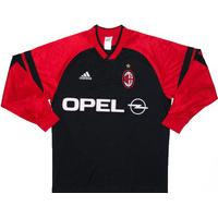 1998-99 AC Milan Adidas Training L/S Shirt XL