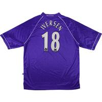 1998-99 Tottenham Away Shirt Iversen #18 XL