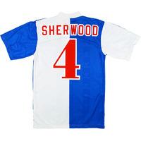 1996-97 Blackburn Home Shirt Sherwood #4 (Excellent) M