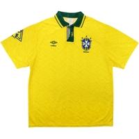 1991-93 Brazil Home Shirt *As New* L