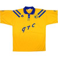 1992 93 mansfield town home shirt l