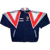 1996 97 bologna player issue diadora track jacket xl