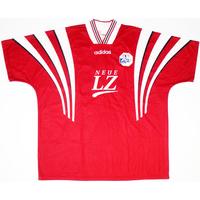 1996 FC Luzern Match Issue Intertoto Cup Away Shirt #18
