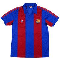 1984 89 barcelona home shirt mint m