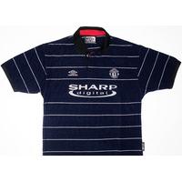 1999-00 Manchester United Away Shirt M.Boys