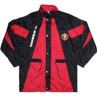 1995 96 manchester united umbro bench coat lboys