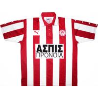 1996-97 Olympiakos Home Shirt *Mint* L