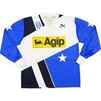 1991-92 Lausanne-Sports Match Issue Home L/S Shirt #2