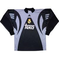 1999-00 Real Madrid Grey GK Shirt (Excellent) L