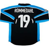 1999 00 psv match issue champions league away ls shirt rommedahl 19