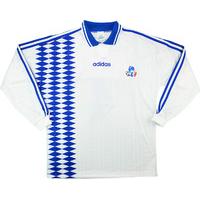 1994 95 auxerre match worn coupe de la ligue home ls shirt 4 verlaat v ...