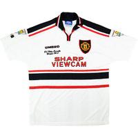 1997-99 Manchester United \'Champions\' Away Shirt (Very Good) XL