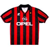 1994-95 AC Milan Home Shirt (Excellent) L