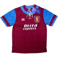 1992-93 Aston Villa Home Shirt *w/Tags* XL