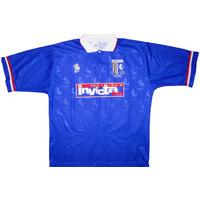 1996 97 gillingham home shirt very good s