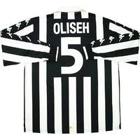 1999-00 Juventus Match Issue Home L/S Shirt Oliseh #5