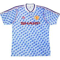 1990-92 Manchester United Match Issue Away Shirt #4