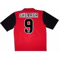 1995-96 Blackburn Away Shirt Shearer #9 (Excellent) XL