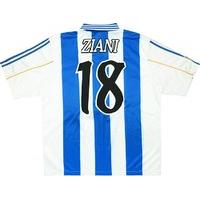 1998 99 deportivo match issue home shirt ziani 18