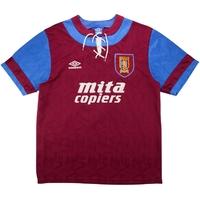 1992-93 Aston Villa Home Shirt (Good) L