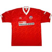 1991-92 Helsingborgs Match Issue Home Shirt #15