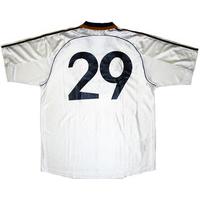 1999 00 real madrid match issue home shirt 29