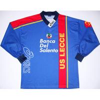 1997-98 Lecce Player Worn L/S Asics Training Shirt #14 XXL