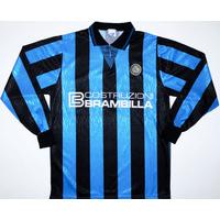 1992-93 Solbiatese Calcio L/S Home Shirt *As New* L