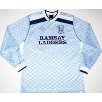 1988-91 Forfar L/S Home Shirt L