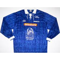 1994 Nosaby IF L/S Match Issue Home Shirt #13