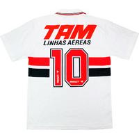 1993 Sao Paulo Home Shirt #10 (Leonardo) (Very Good) XL