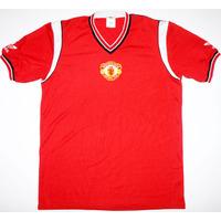 1984-86 Manchester United Home Shirt (Excellent) L.Boys