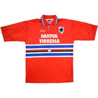 1995 96 sampdoria third shirt xl