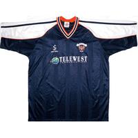 1999 00 blackpool away shirt l